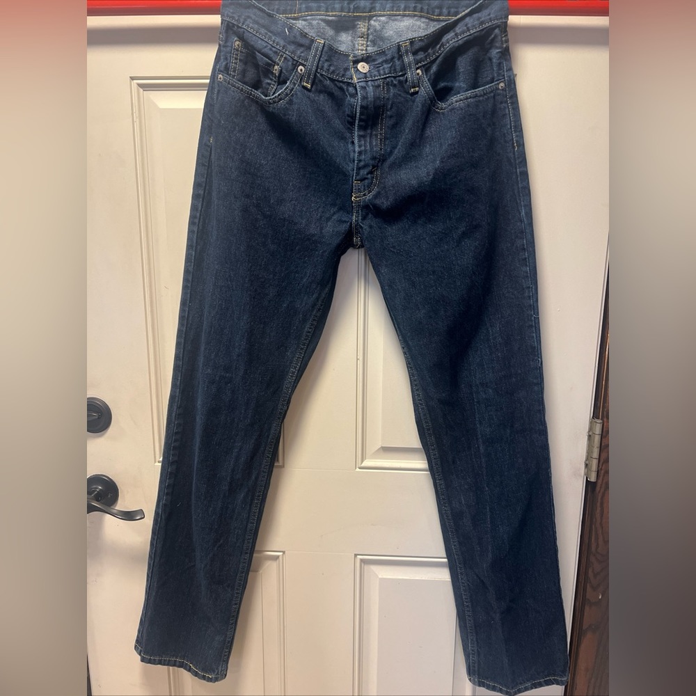Levi's 559 Jeans Mens Blue Denim Pants Actual 33x34